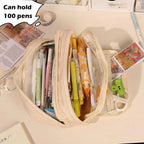 Multi-Layer Pencil Case | Large Capacity Stylish Pencil Pouch for Organized Storage