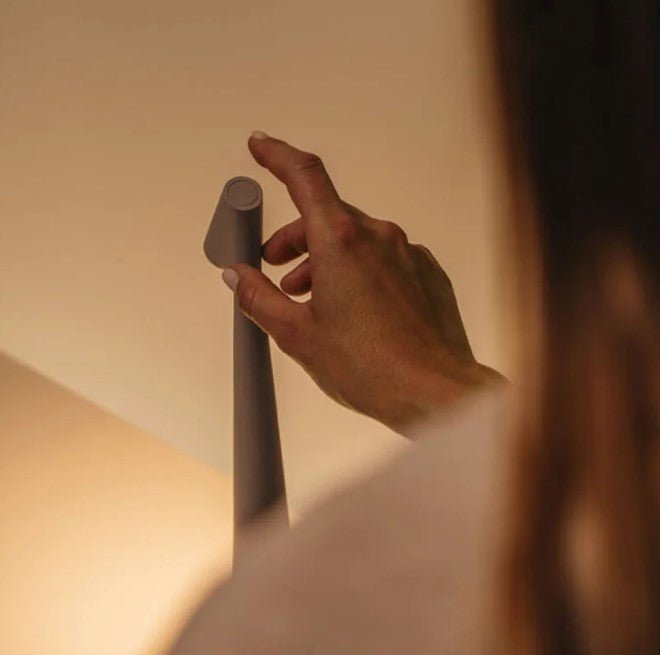 NordicLite | Cordless Table Lamp with Touch Dimming | Portable Design for Cozy Atmosphere