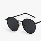 Nova Collection | Unisex Round Lens Sunglasses with UV Protection | Stylish Metal Frame for Everyday Comfort