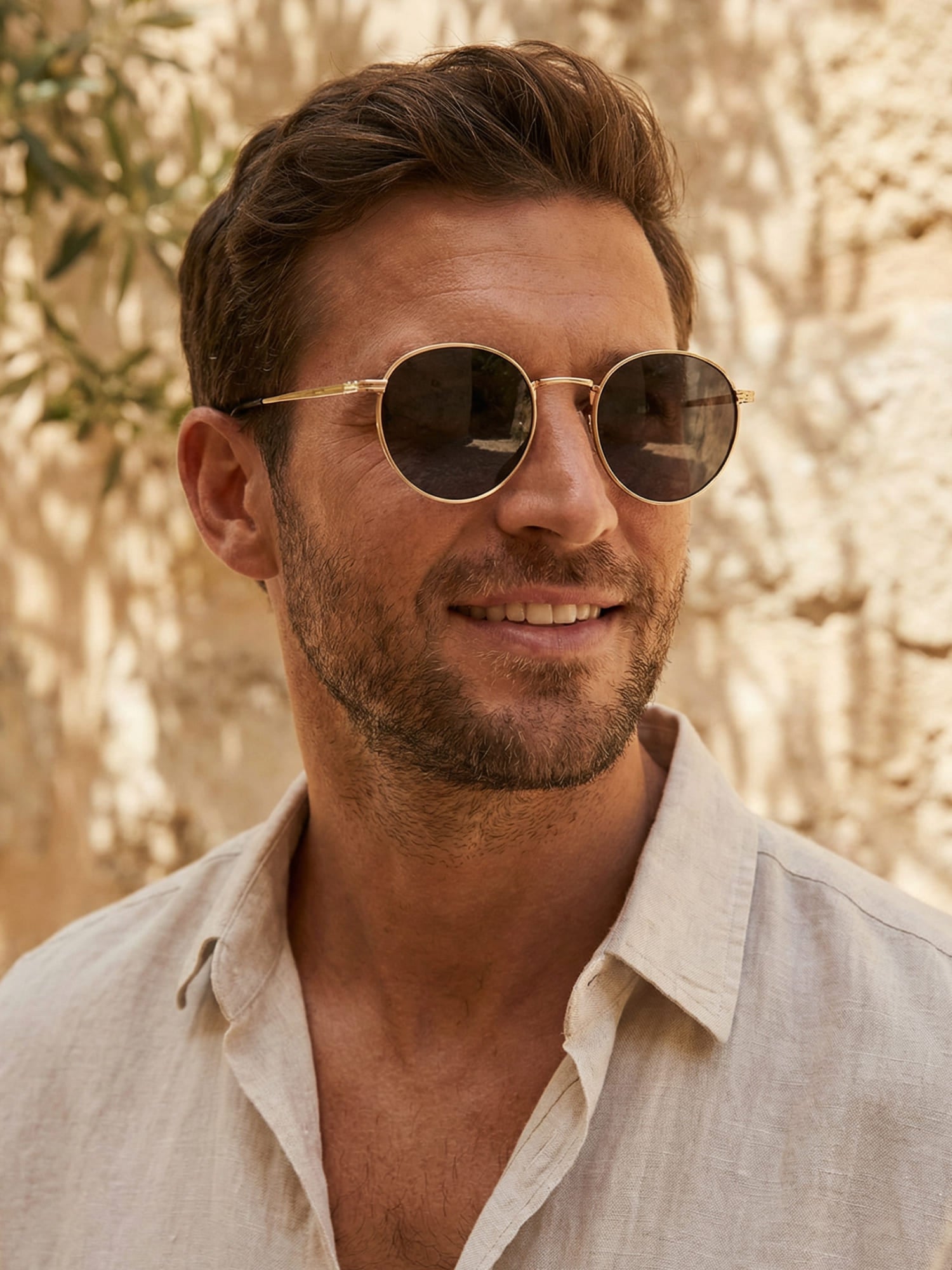 Nova Collection | Unisex Round Lens Sunglasses with UV Protection | Stylish Metal Frame for Everyday Comfort