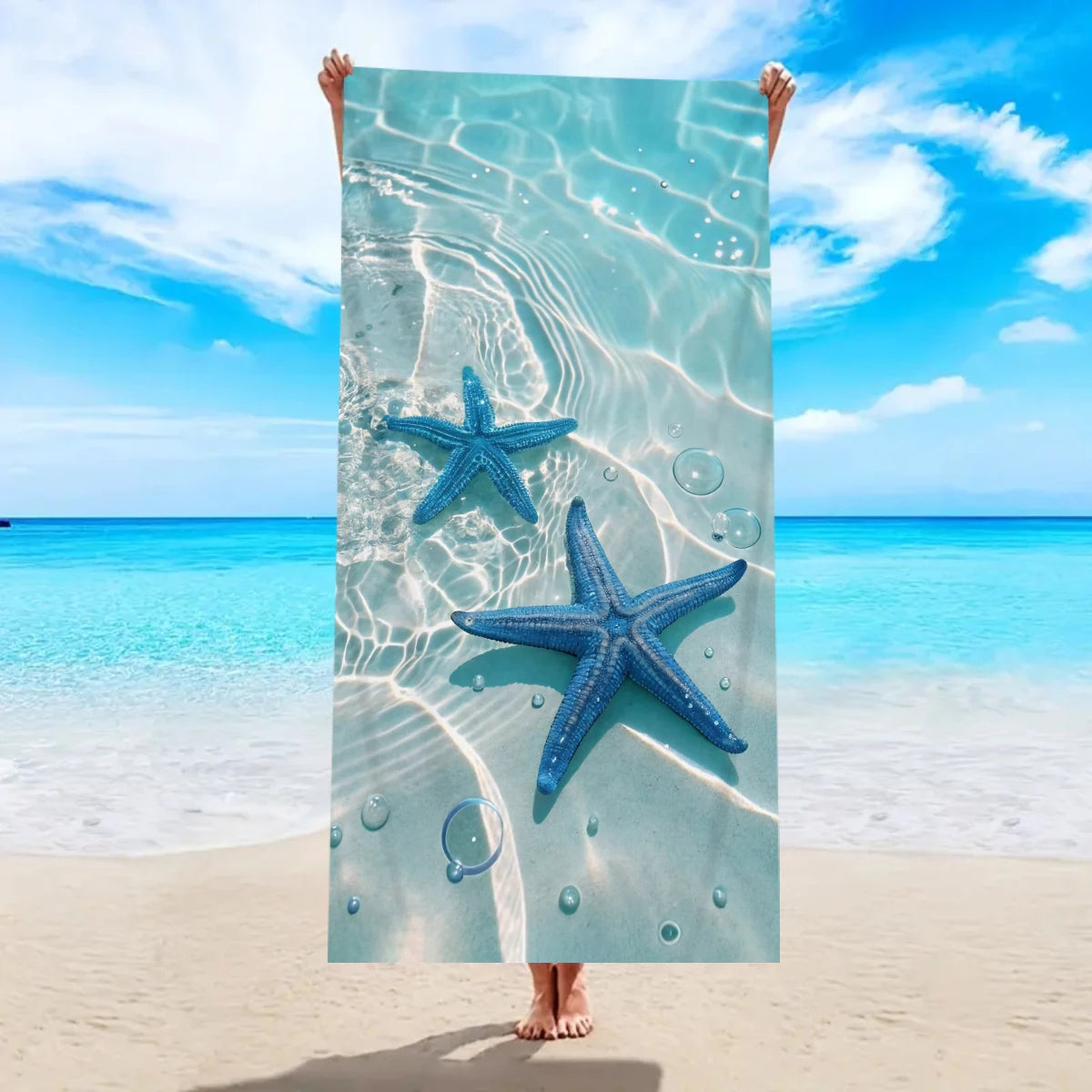Ocean Element | Beach Towel with Lightweight Microfiber Design | Versatile Pool Towels for Outdoor Adventures