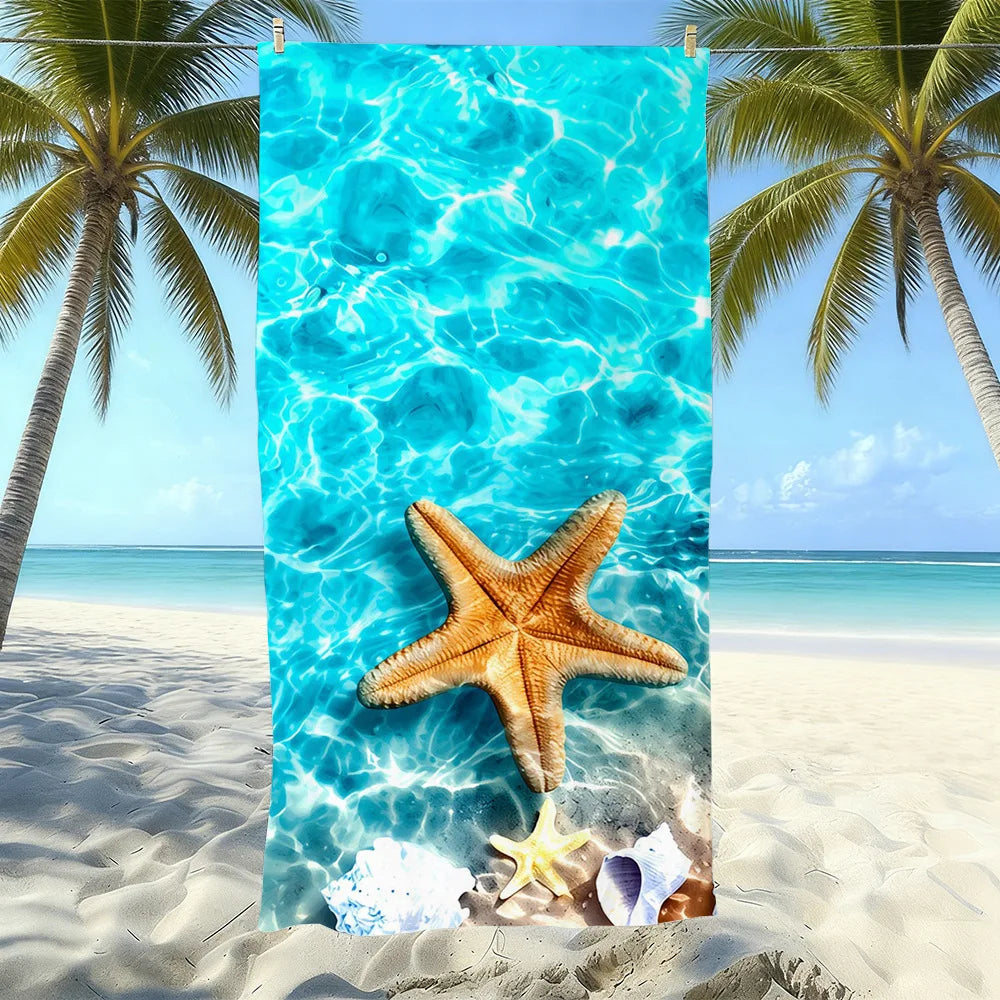 Ocean Element | Beach Towel with Lightweight Microfiber Design | Versatile Pool Towels for Outdoor Adventures