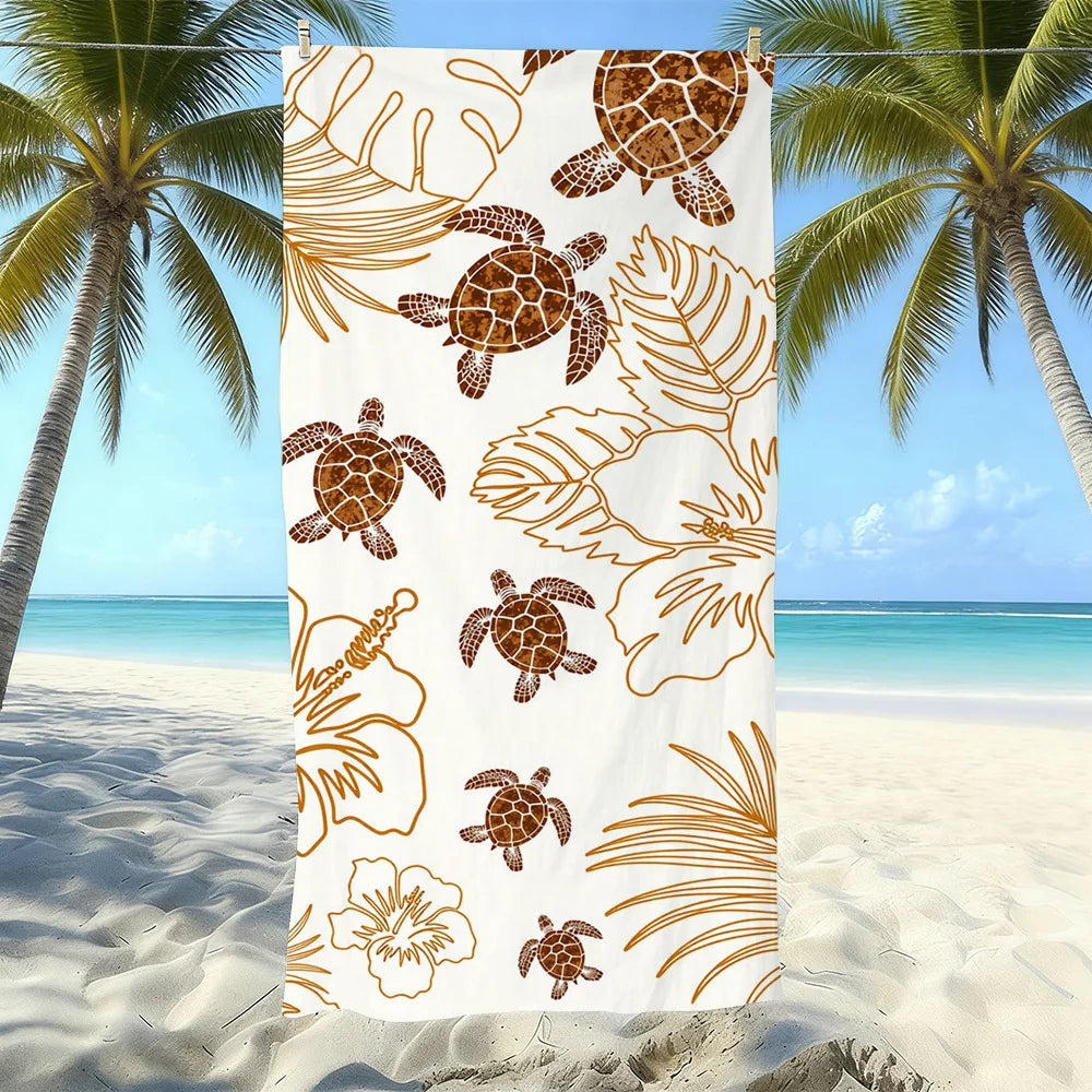 Ocean Element | Beach Towel with Lightweight Microfiber Design | Versatile Pool Towels for Outdoor Adventures