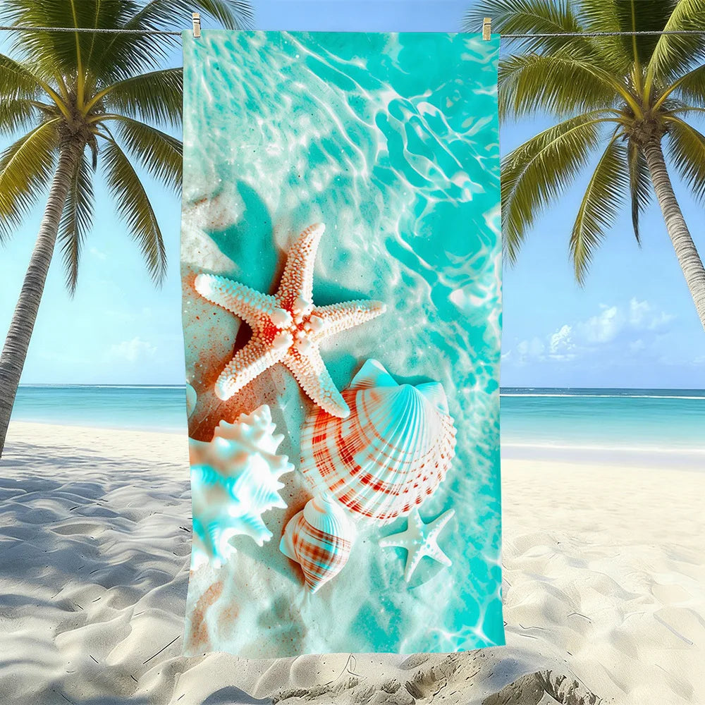 Ocean Element | Beach Towel with Lightweight Microfiber Design | Versatile Pool Towels for Outdoor Adventures