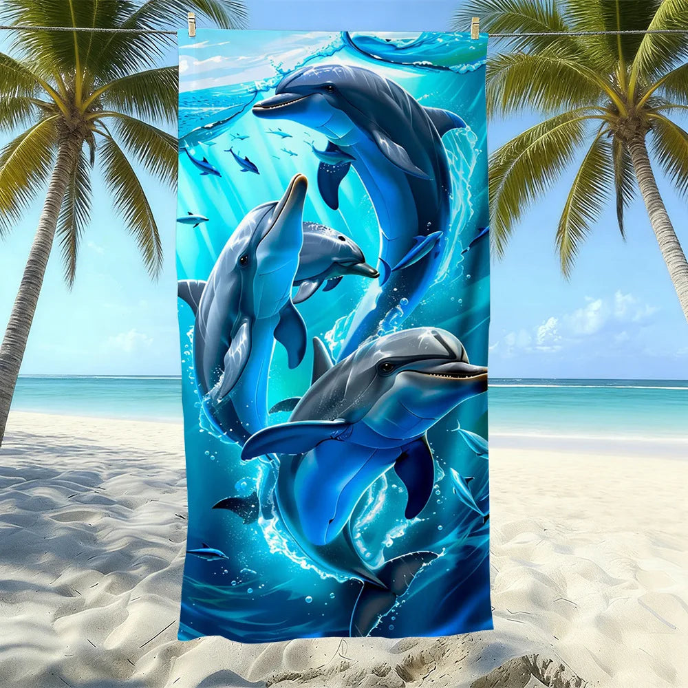 Ocean Element | Beach Towel with Lightweight Microfiber Design | Versatile Pool Towels for Outdoor Adventures