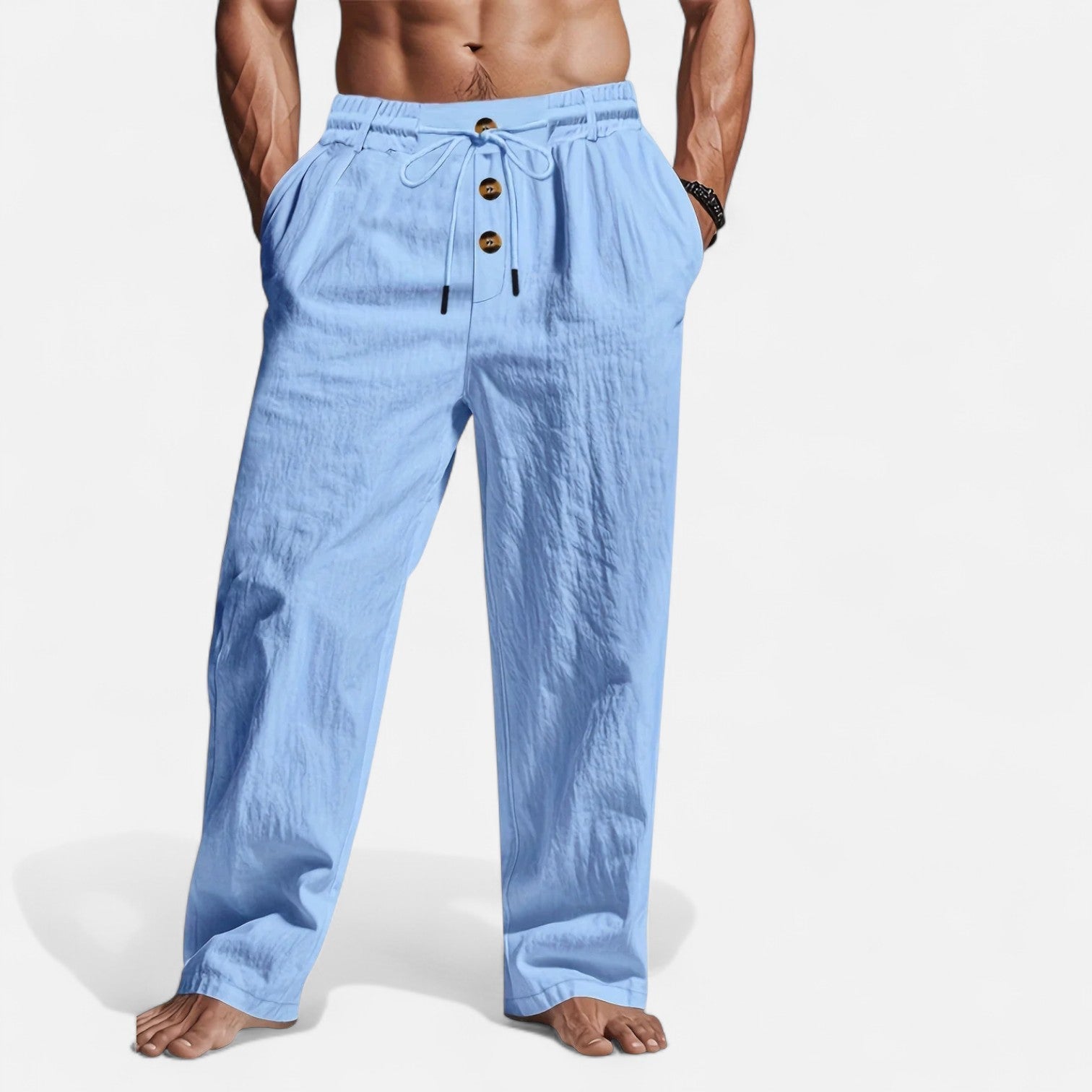Oliver | Lightweight Relaxed Linen Trousers for Women