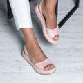 Orthopedic Open Toe Slingback Sandals for Women with Thick Cushioned Sole
