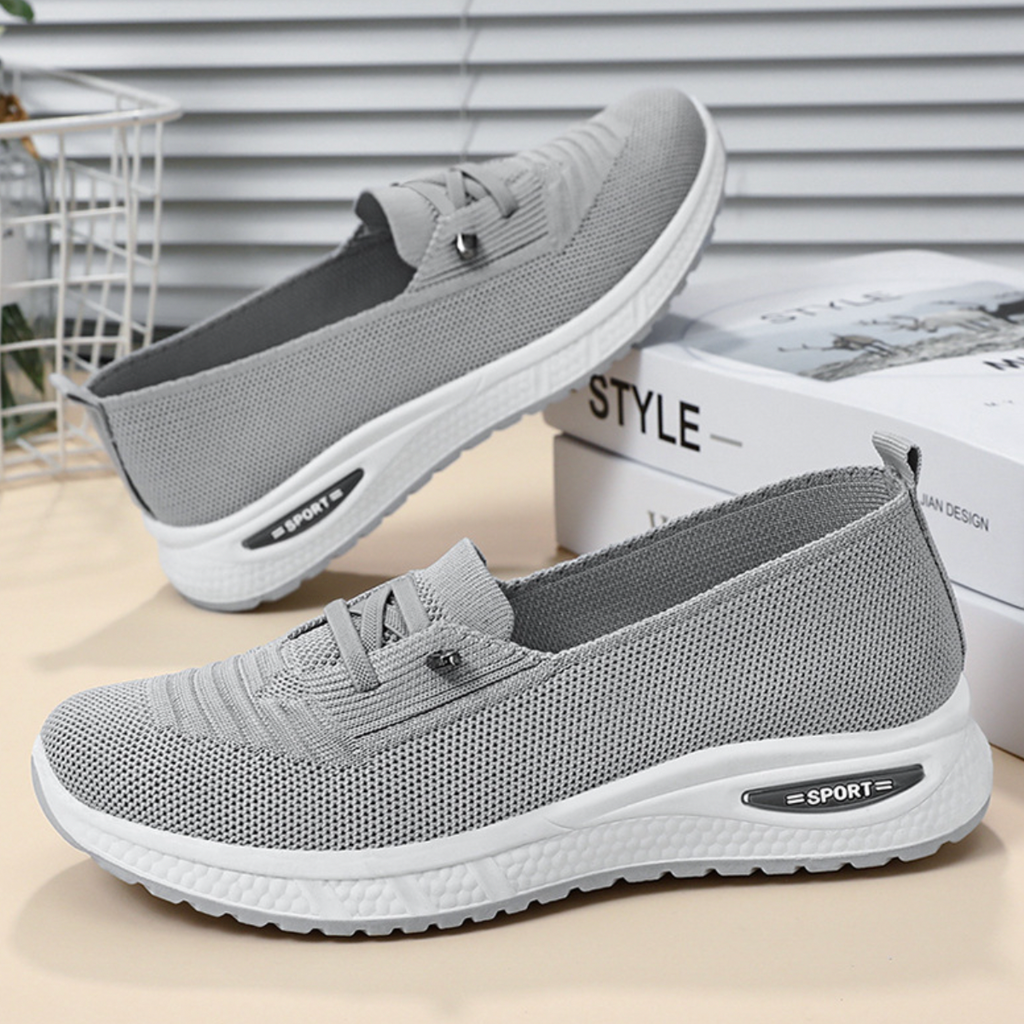 Orthopedic Walking Shoes for Women with Arch Support and Breathable Mesh Upper