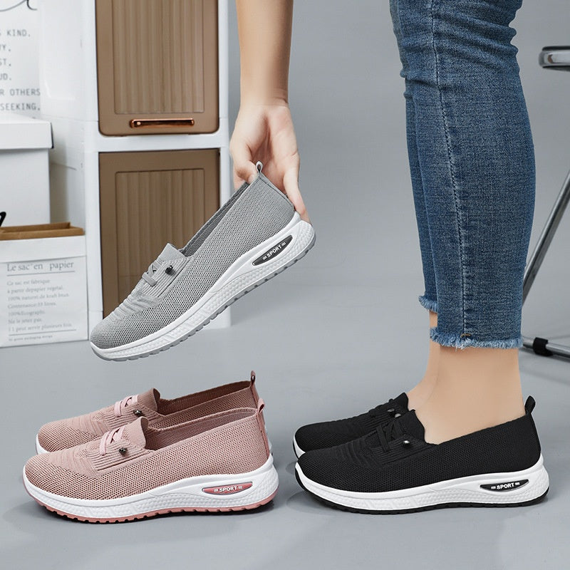 Orthopedic Walking Shoes for Women with Arch Support and Breathable Mesh Upper