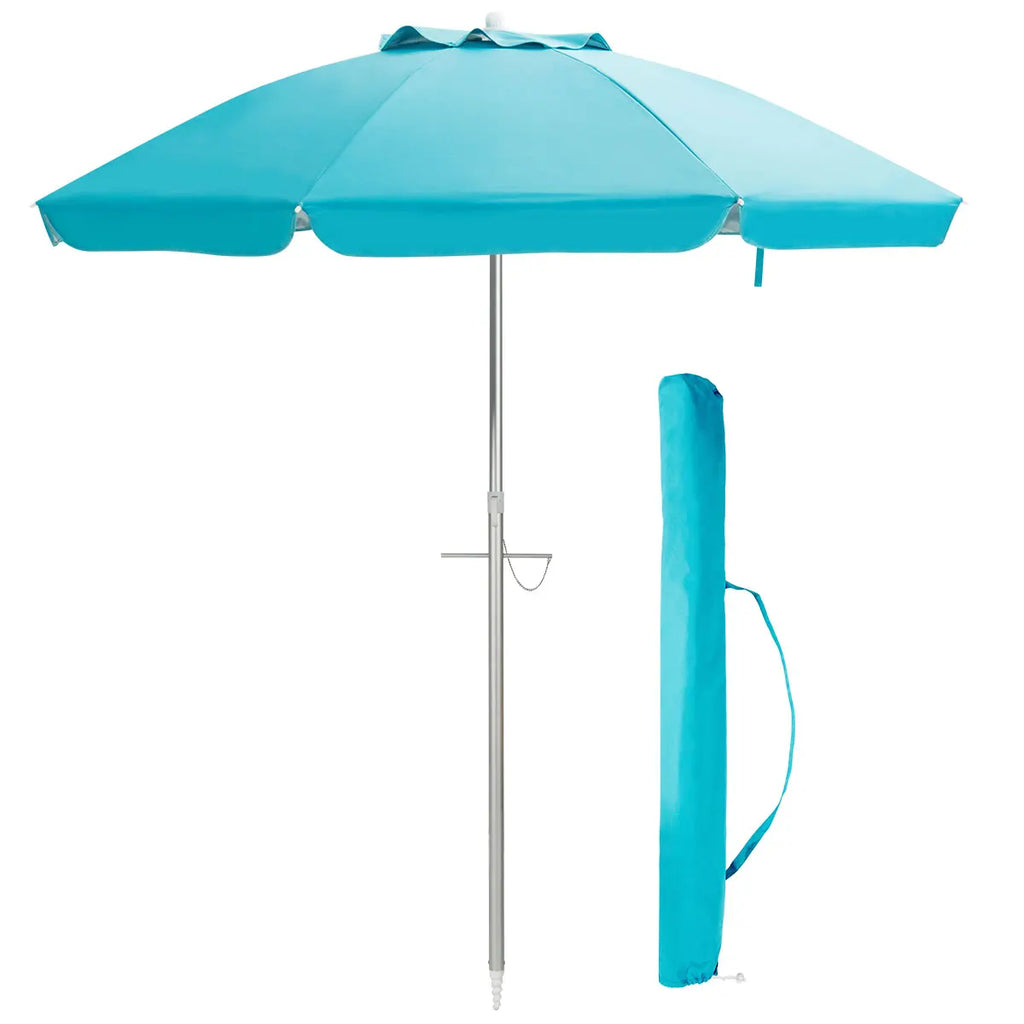 Outdoor Essentials | 6.5FT Patio Umbrella with Tilt Mechanism | UPF 50+ Protection for Ultimate Sun Safety