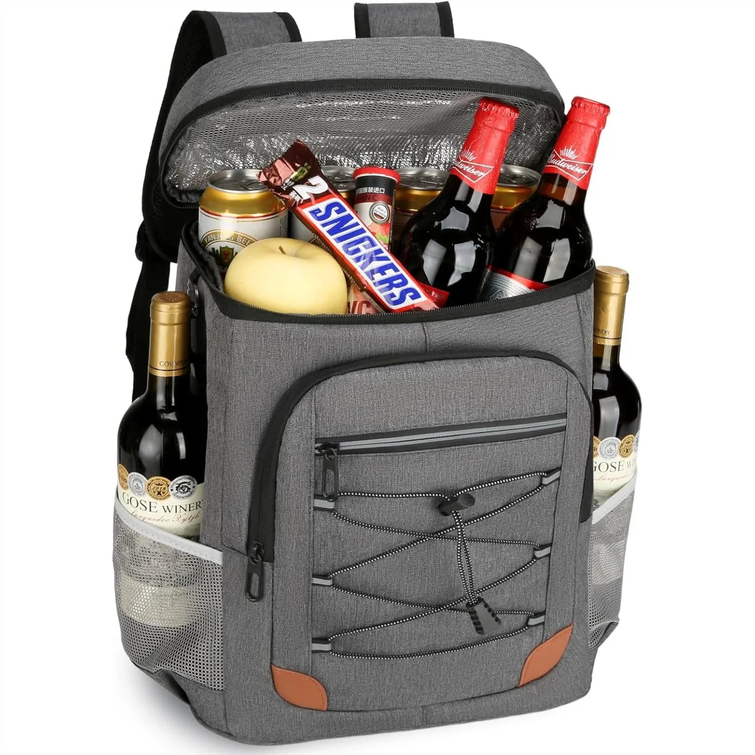 Outdoor Essentials | Backpack Cooler Bag with 32-Can Capacity | Insulated Design for Beach and Hiking