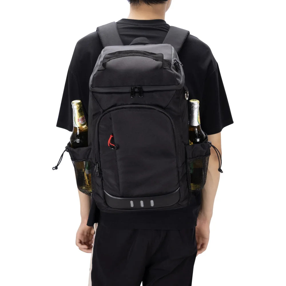 Outdoor Essentials | Insulated Cooler Backpack with Large Capacity | Waterproof Design for Food & Drinks