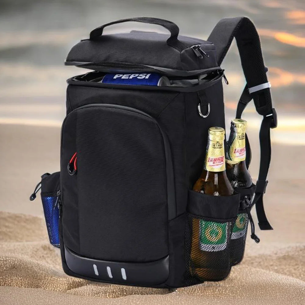 Outdoor Essentials | Insulated Cooler Backpack with Large Capacity | Waterproof Design for Food & Drinks