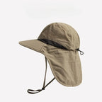 Outdoor Sun Hats | Waterproof Wide Brim Beach Hat with Neck Flap | Breathable Design for Ultimate Sun Protection