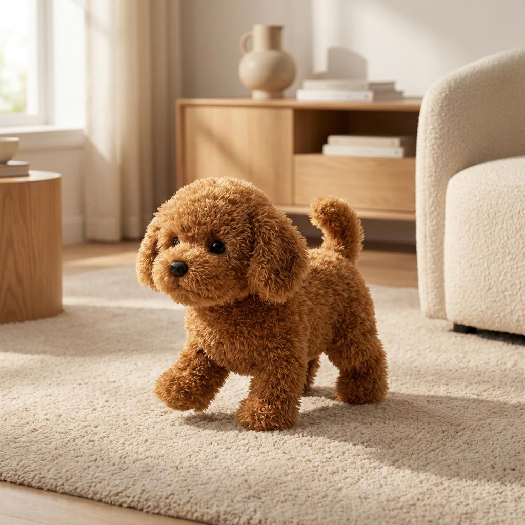 Interactive Walking Plush Puppy Toy