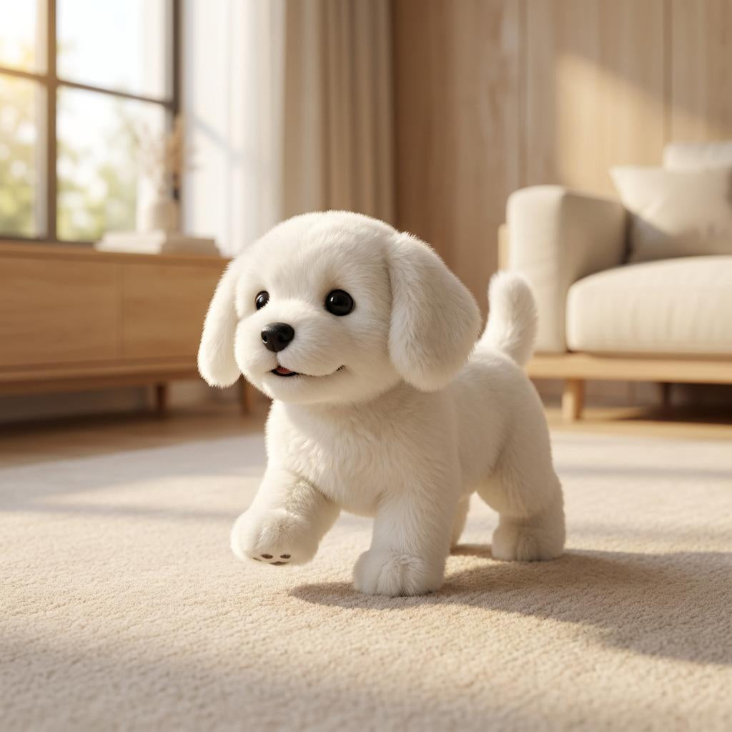 Interactive Walking Plush Puppy Toy