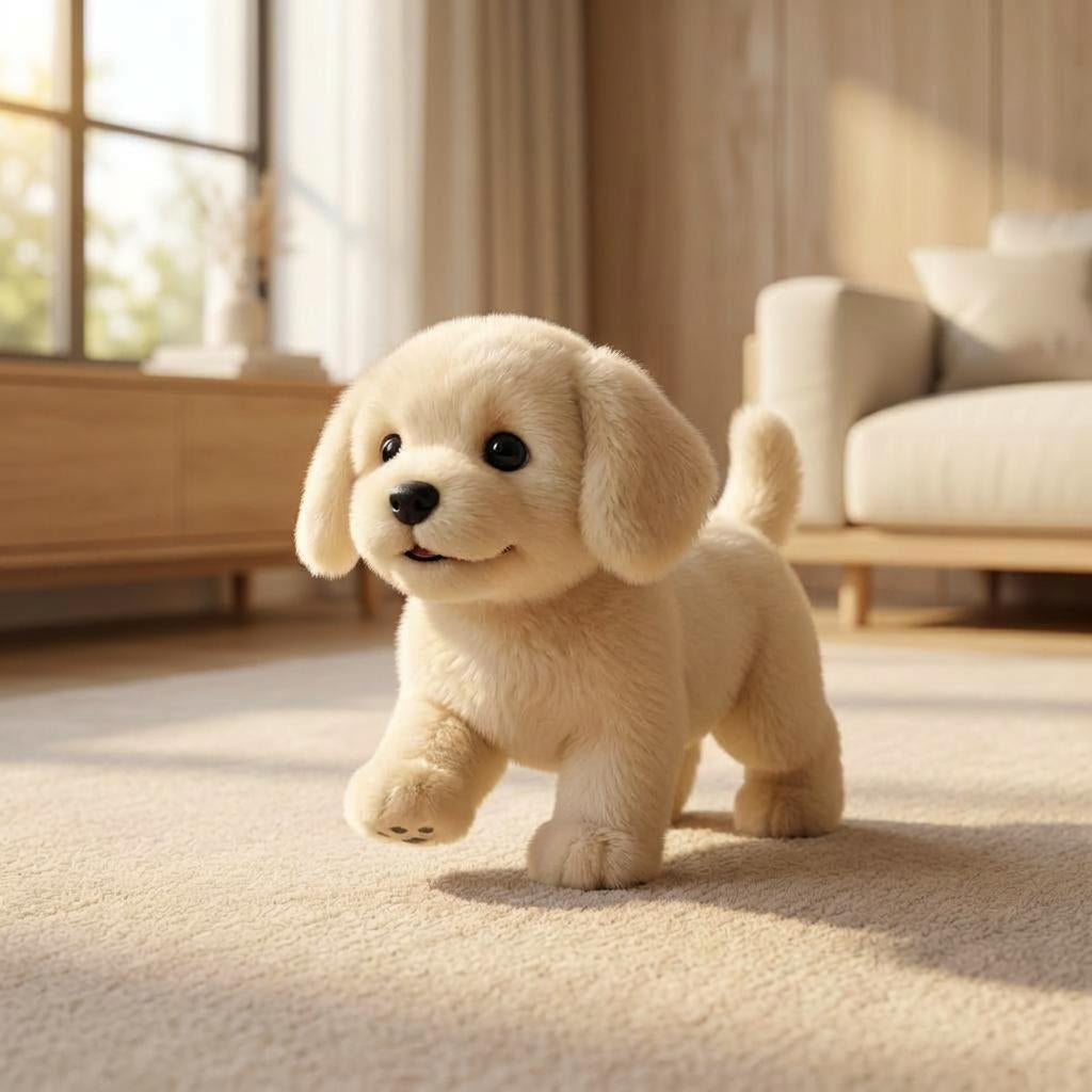 Interactive Walking Plush Puppy Toy
