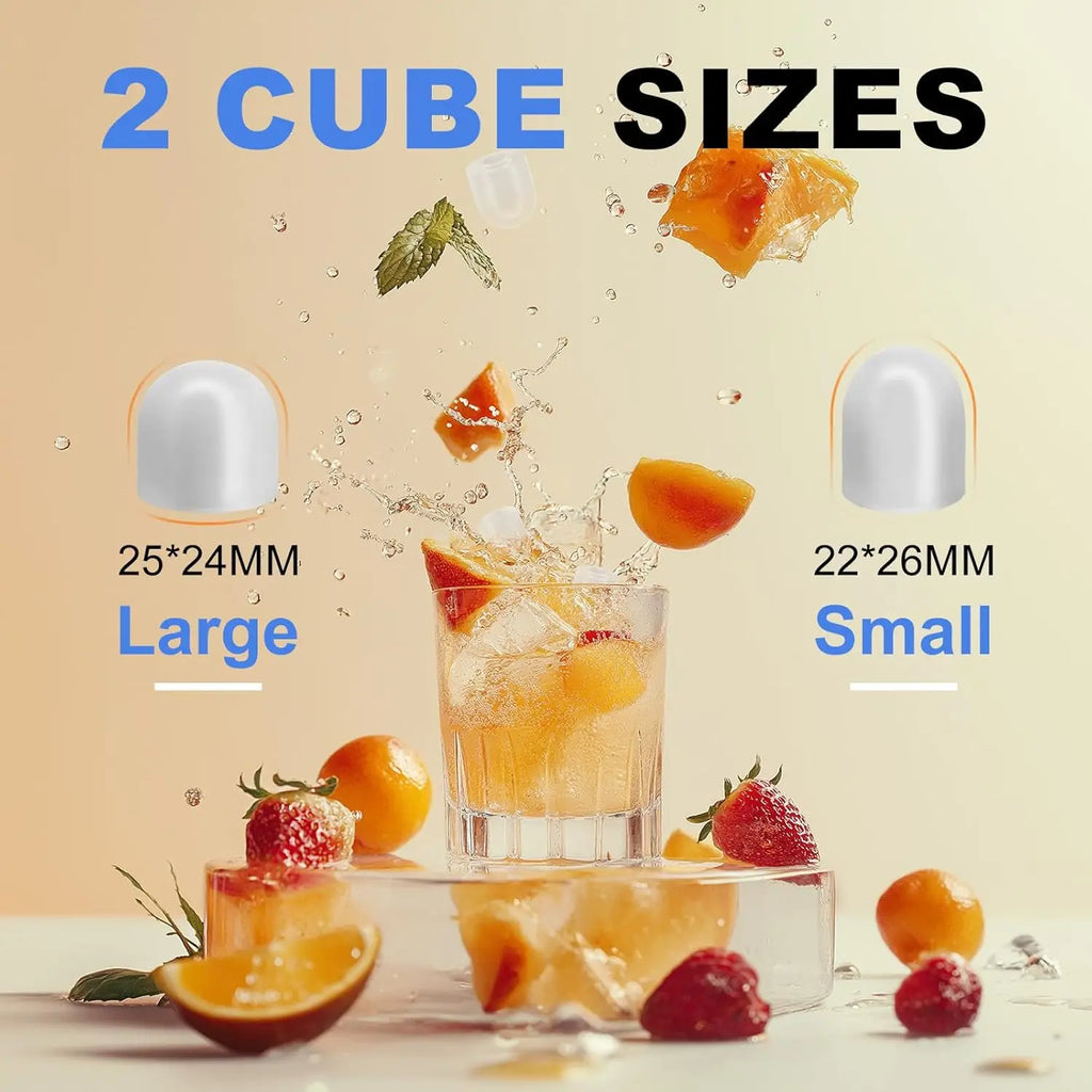 Portable Ice Maker Machine with Fast Ice Production & Auto-Clean Feature for Home, RV, and Camping