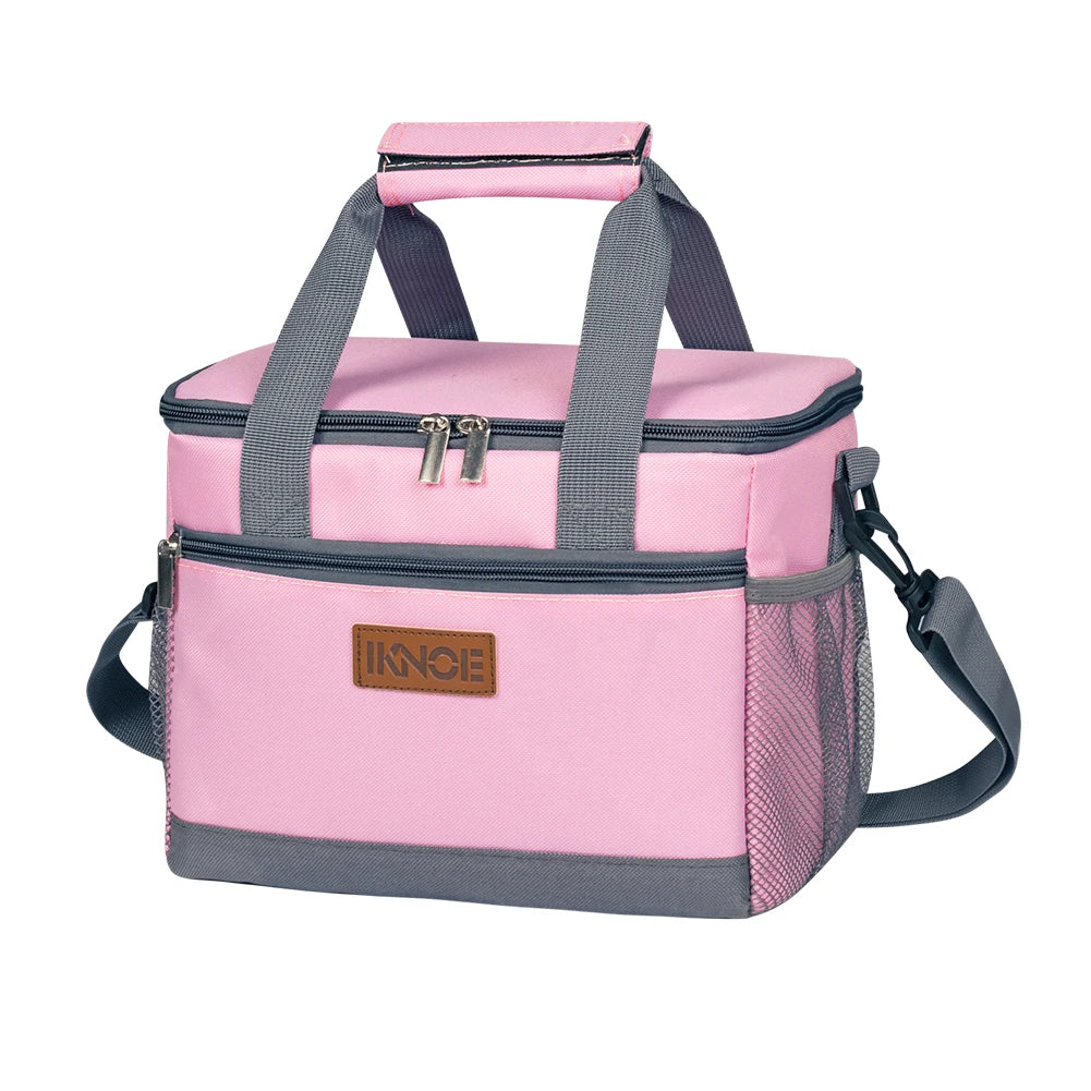 Portable Insulated Lunch Box Bag with Ice Pack | Spacious Design for Fresh Meals on the Go