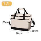 Portable Insulated Lunch Box Bag with Ice Pack | Spacious Design for Fresh Meals on the Go