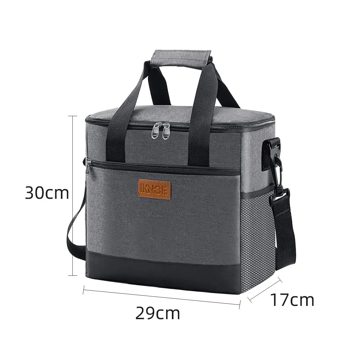 Portable Insulated Lunch Box Bag with Ice Pack | Spacious Design for Fresh Meals on the Go
