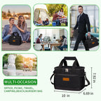 Portable Insulated Lunch Box Bag with Ice Pack | Spacious Design for Fresh Meals on the Go