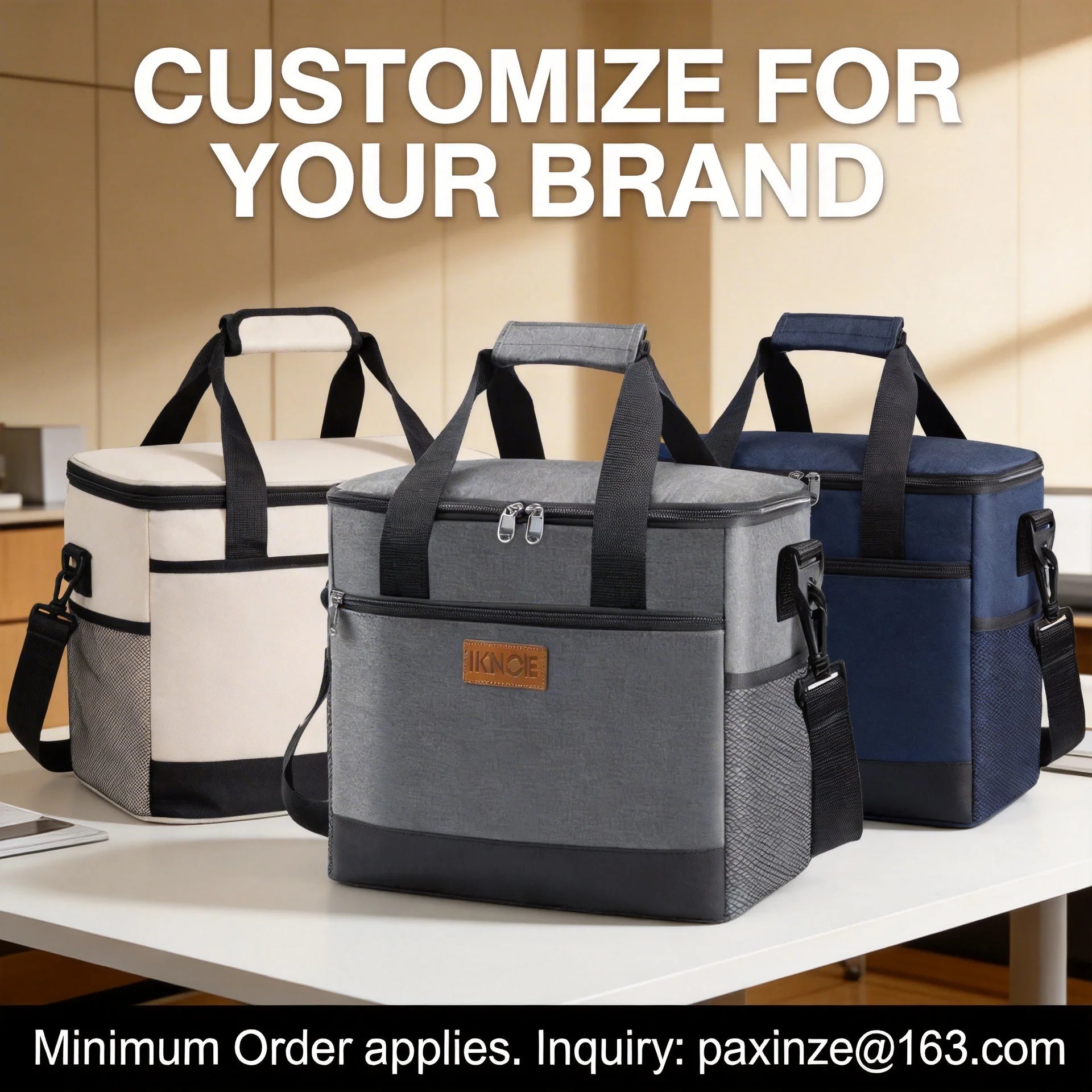 Portable Insulated Lunch Box Bag with Ice Pack | Spacious Design for Fresh Meals on the Go