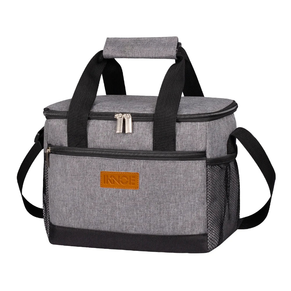 Portable Insulated Lunch Box Bag with Ice Pack | Spacious Design for Fresh Meals on the Go