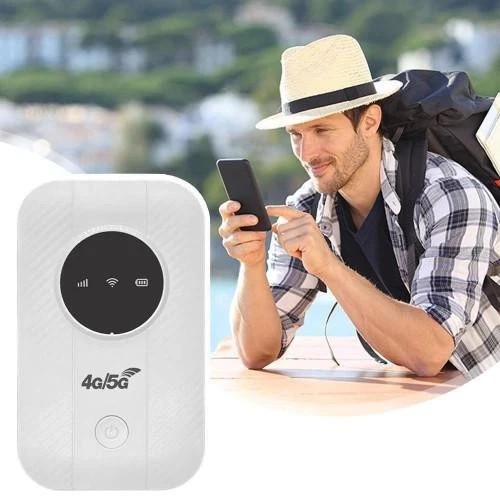Portable 5G WiFi Router with Compact Design