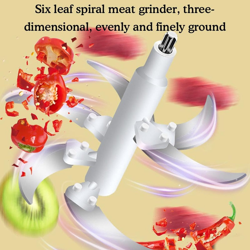 500W Electric Meat Grinder with Metal Transmission