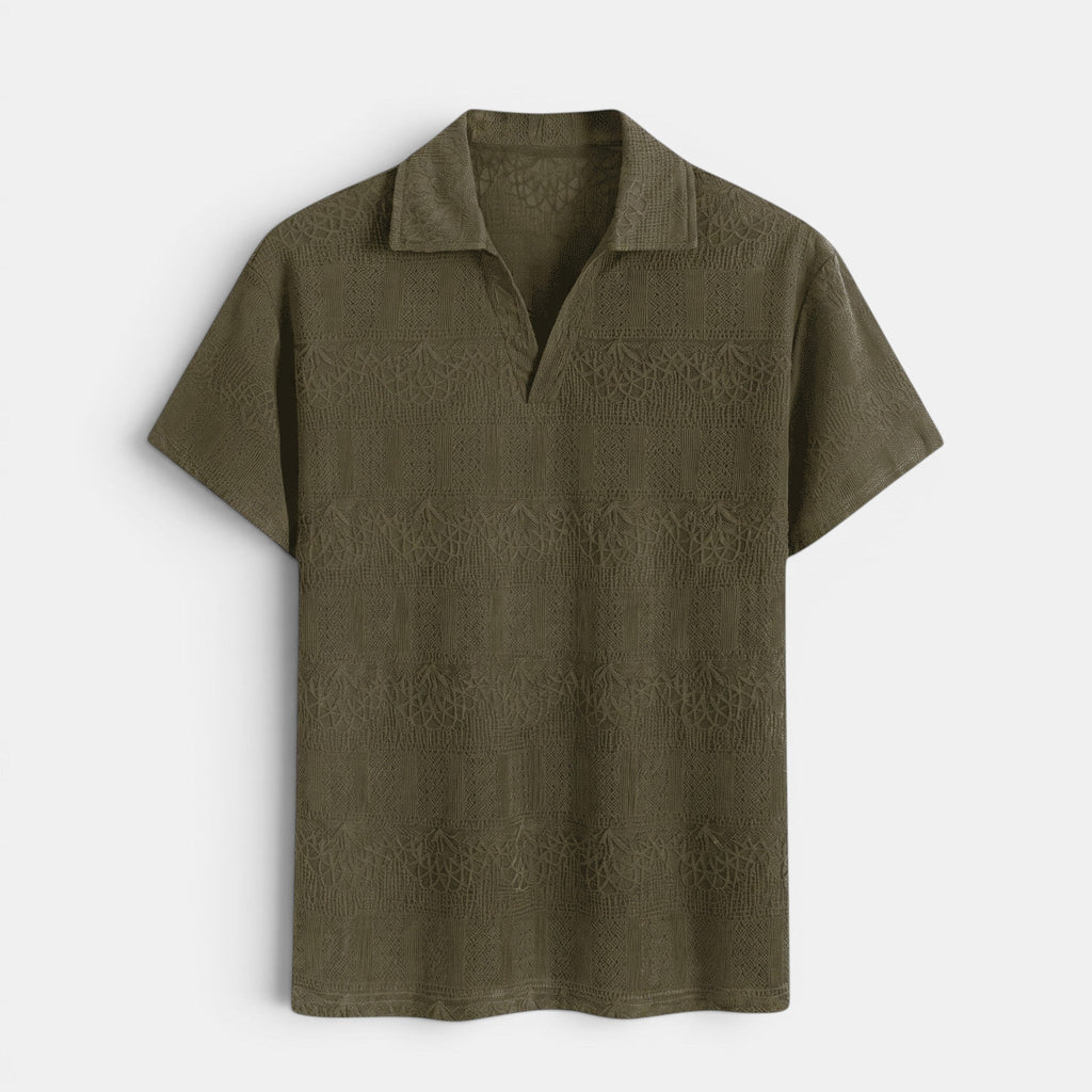 Premium Knitted Men's Polo Shirt with Breathable Fabric | Timeless Style for Summer Comfort
