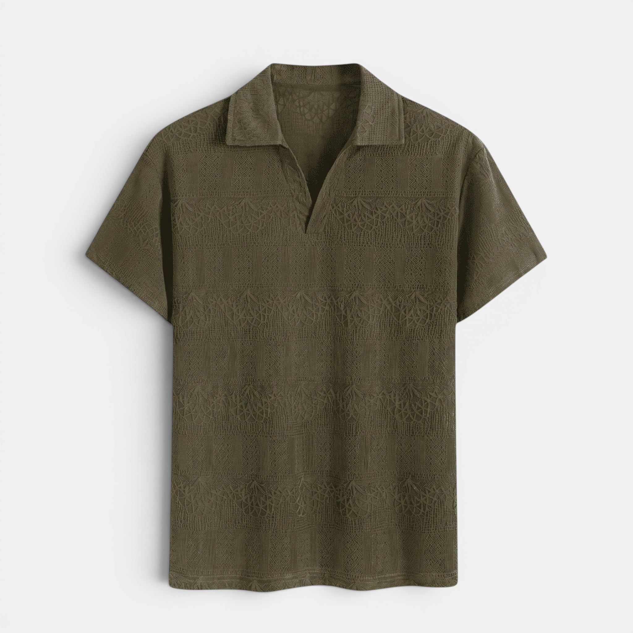 Premium Knitted Men's Polo Shirt with Breathable Fabric | Timeless Style for Summer Comfort