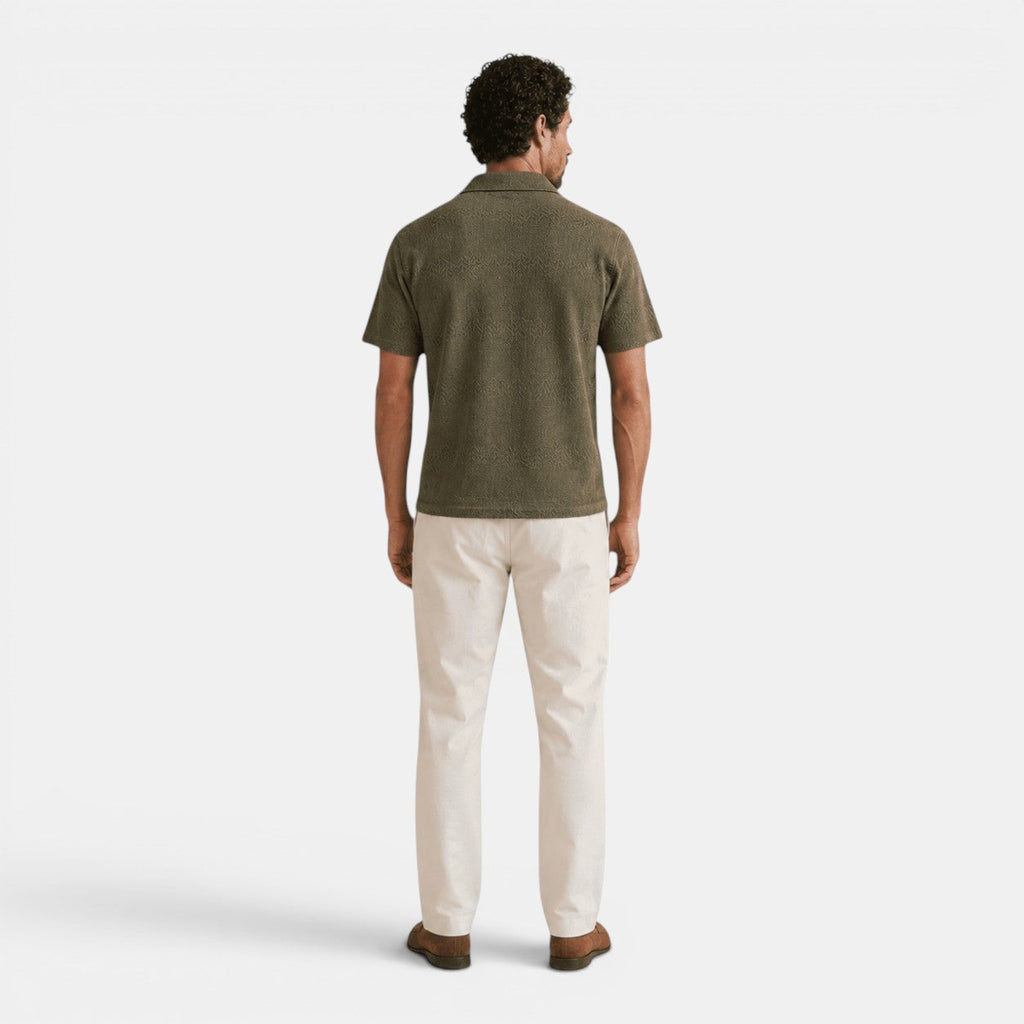 Premium Knitted Men's Polo Shirt with Breathable Fabric | Timeless Style for Summer Comfort