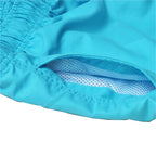 Men’s Quick-Dry Swim Trunks — Lightweight Beach Shorts Elastic Waist Drawstring Summer Swimwear