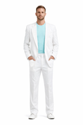 Retro Chic | Men's Suit Costume with Lightweight Fabric | Stylish 1980s Design for Themed Parties and Events
