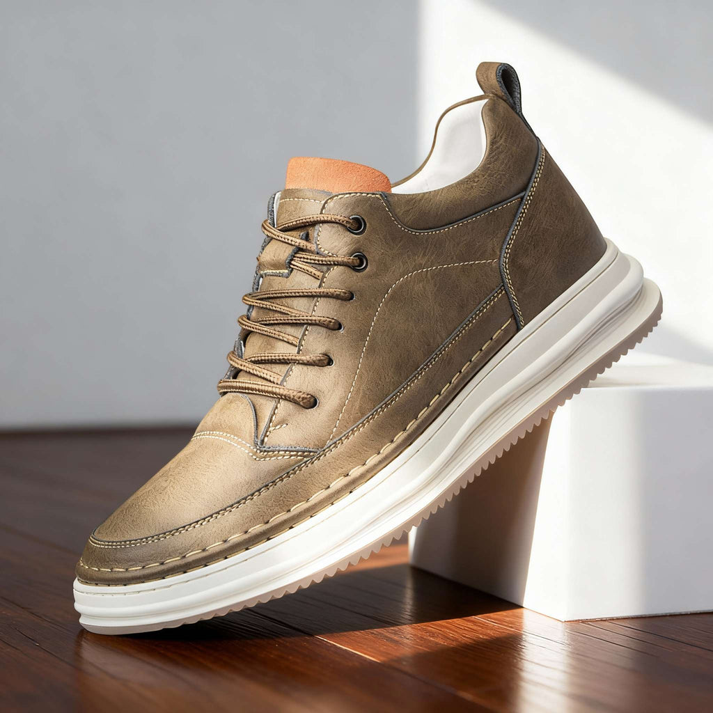 Robert Johnson Premium Leather Sneakers for Stylish Comfort