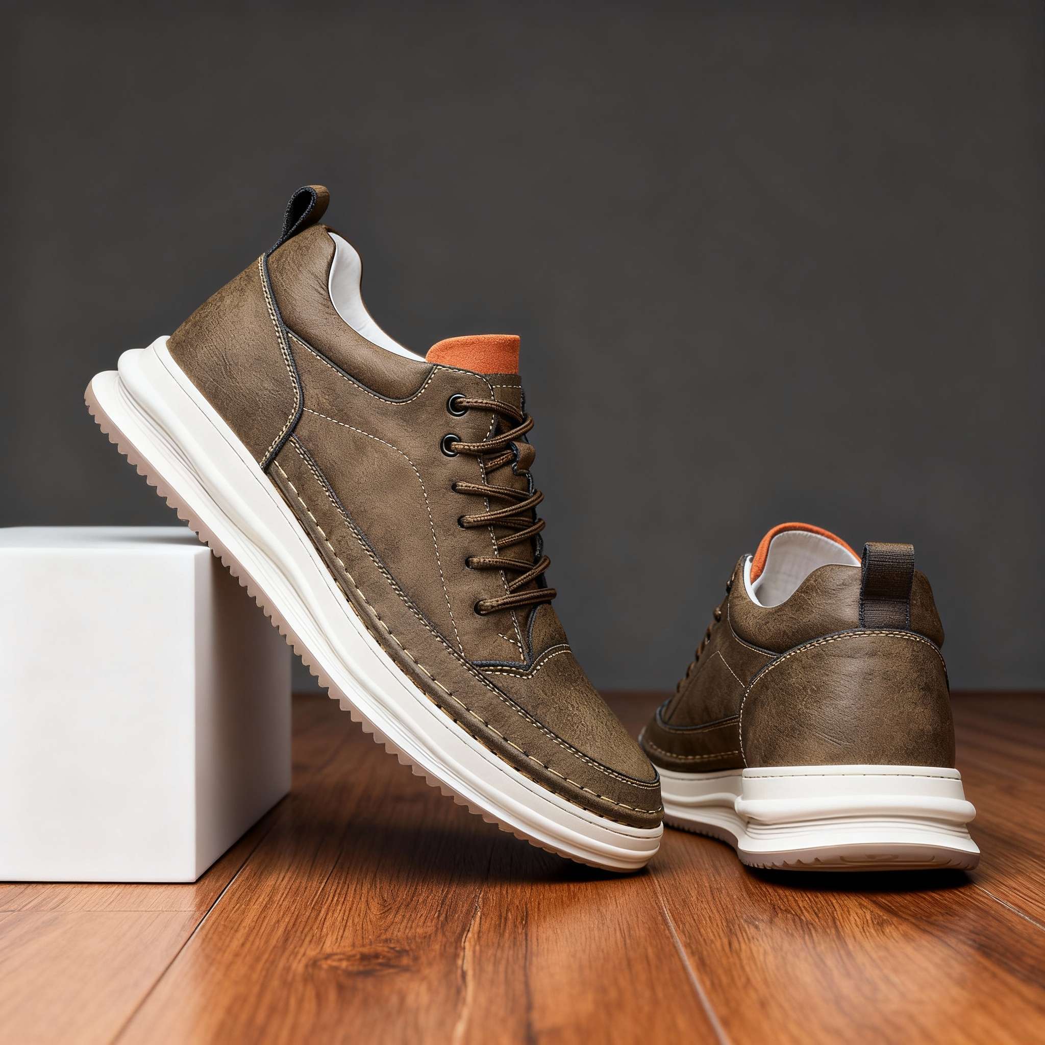 Robert Johnson Premium Leather Sneakers for Stylish Comfort