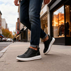 Robert Johnson Premium Leather Sneakers for Stylish Comfort