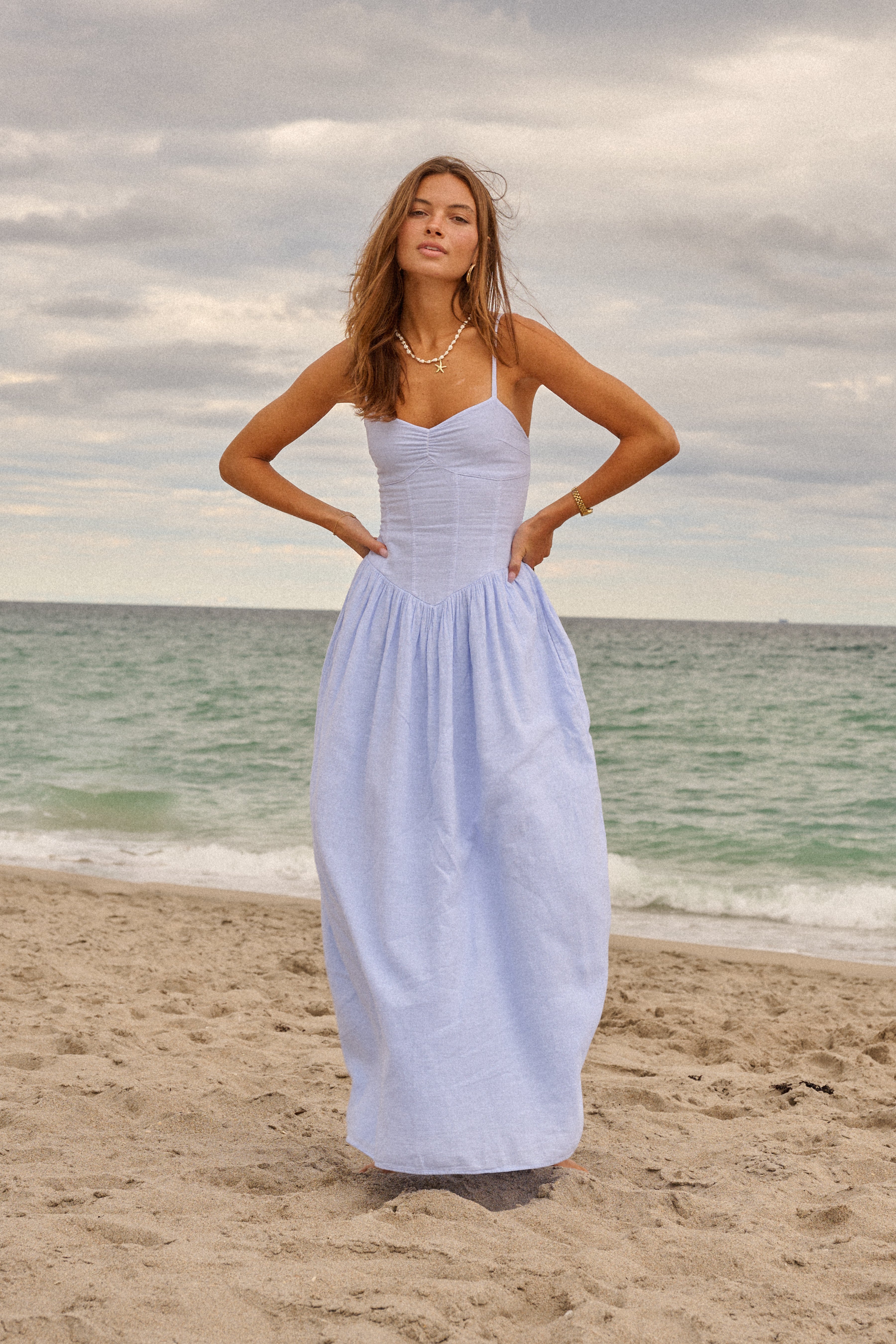 Jane Dress — Elegant Feminine Maxi Dress, Soft Flowing Silhouette