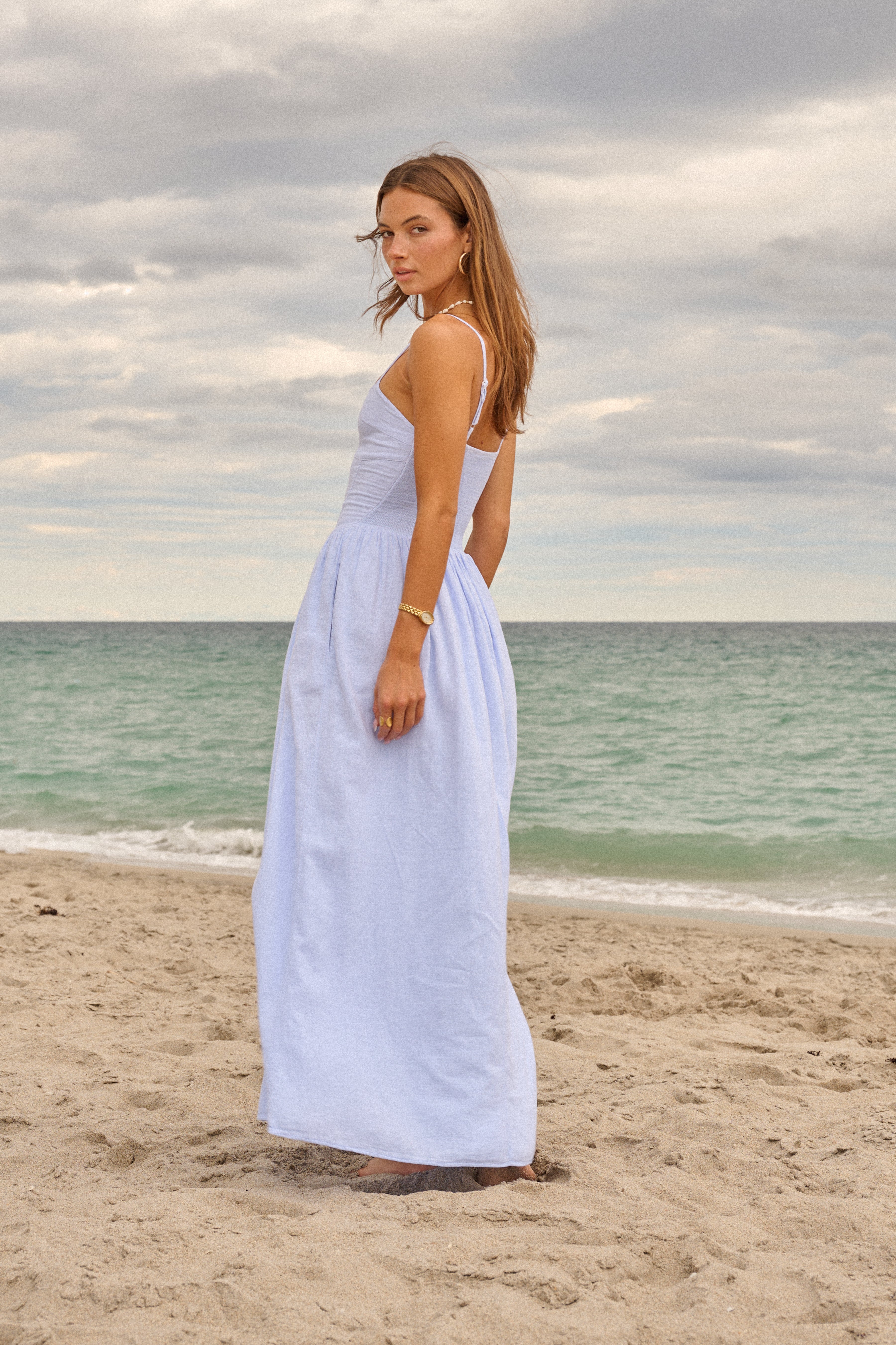 Jane Dress — Elegant Feminine Maxi Dress, Soft Flowing Silhouette