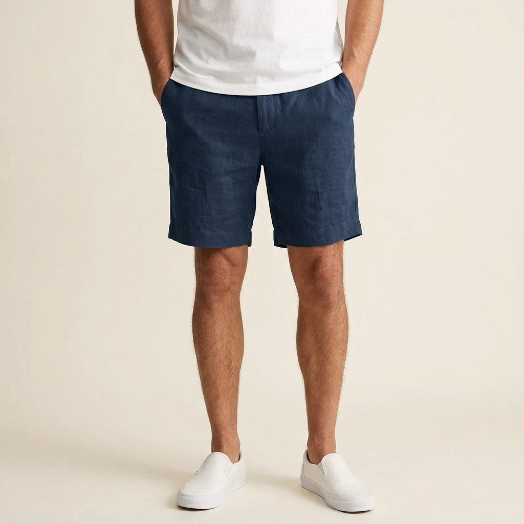 Salzburg Collection | Men's Linen Shorts with Lightweight Comfort | Versatile Summer Wear for Any Occasion
