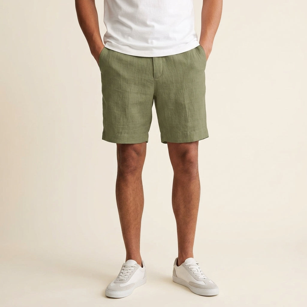 Salzburg Collection | Men's Linen Shorts with Lightweight Comfort | Versatile Summer Wear for Any Occasion
