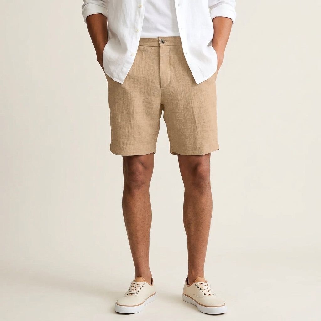 Salzburg Collection | Men's Linen Shorts with Lightweight Comfort | Versatile Summer Wear for Any Occasion