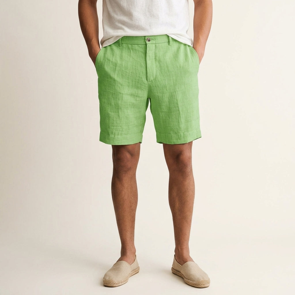 Salzburg Collection | Men's Linen Shorts with Lightweight Comfort | Versatile Summer Wear for Any Occasion