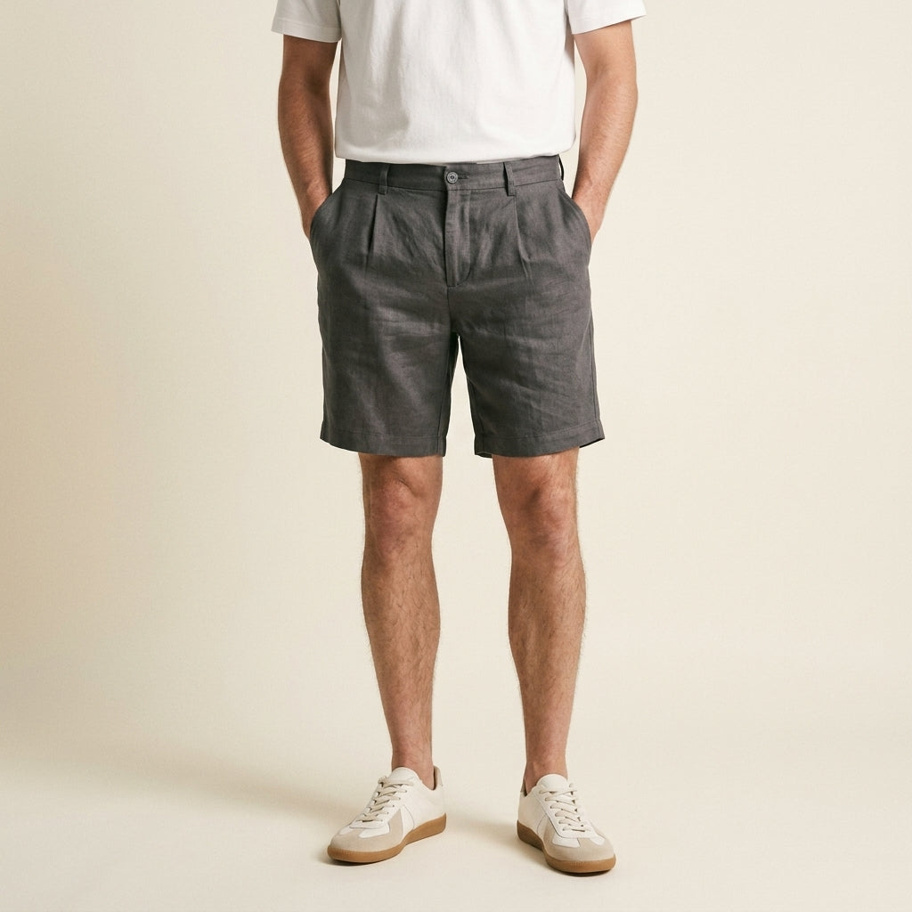 Salzburg Collection | Men's Linen Shorts with Lightweight Comfort | Versatile Summer Wear for Any Occasion