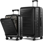 Skyward | Expandable Suitcase Set with TSA Lock & Front Pocket | Lightweight Luggage for Organized Travel
