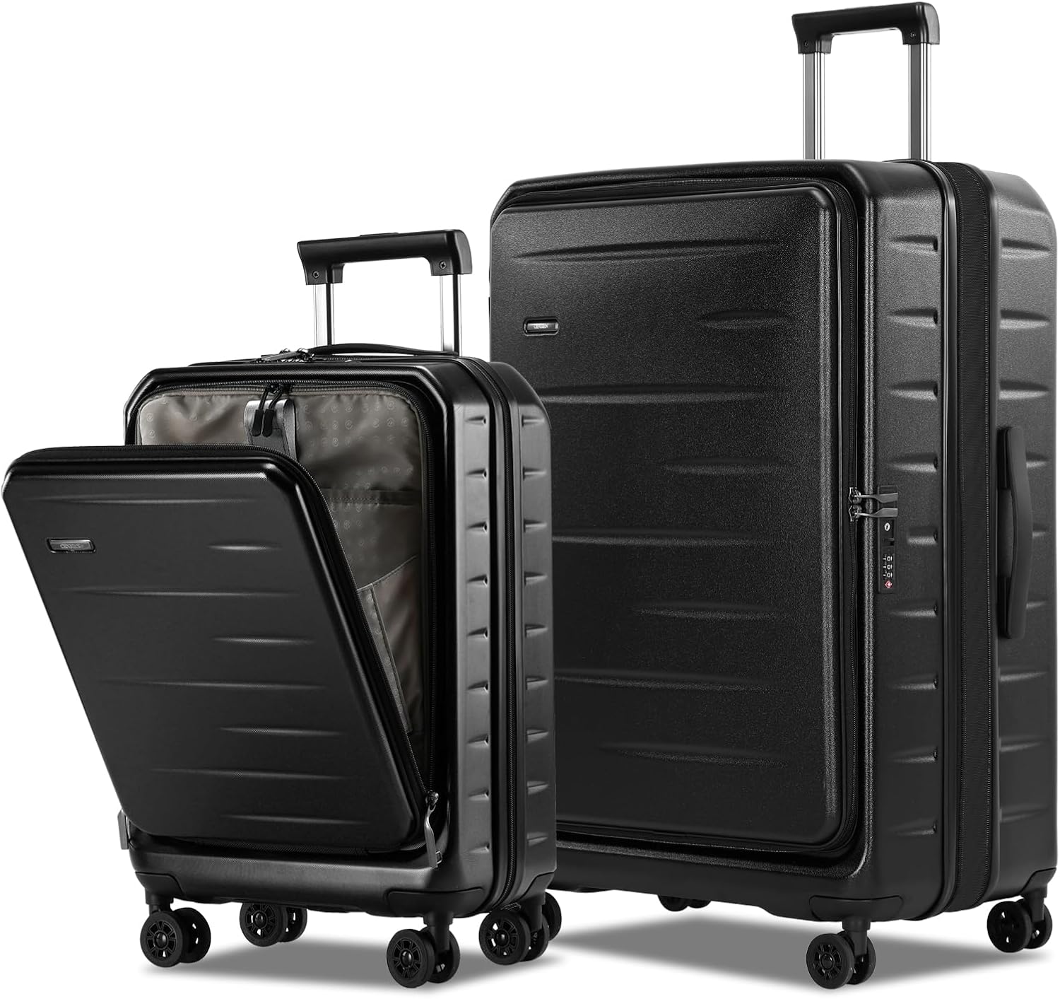 Skyward | Expandable Suitcase Set with TSA Lock & Front Pocket | Lightweight Luggage for Organized Travel