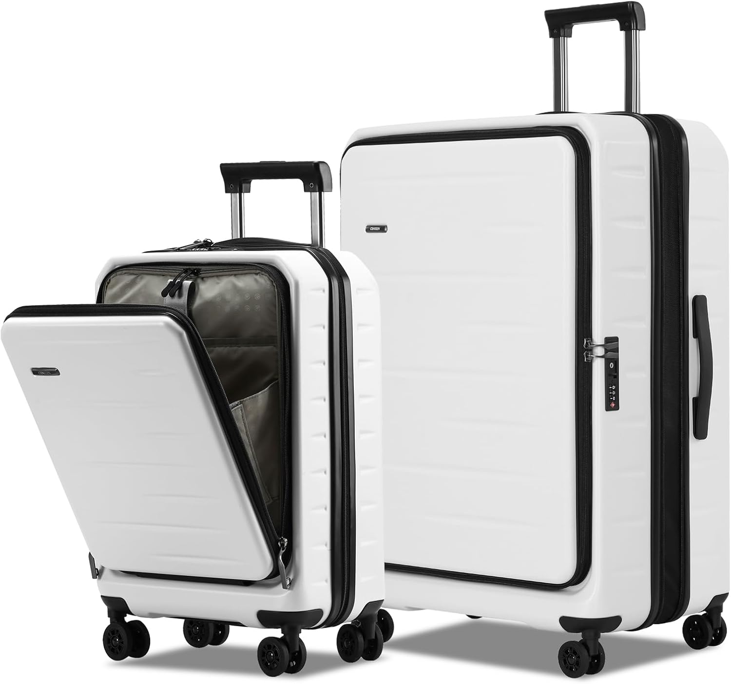 Skyward | Expandable Suitcase Set with TSA Lock & Front Pocket | Lightweight Luggage for Organized Travel