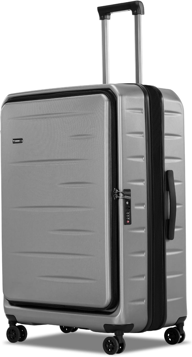 Skyward | Expandable Suitcase Set with TSA Lock & Front Pocket | Lightweight Luggage for Organized Travel