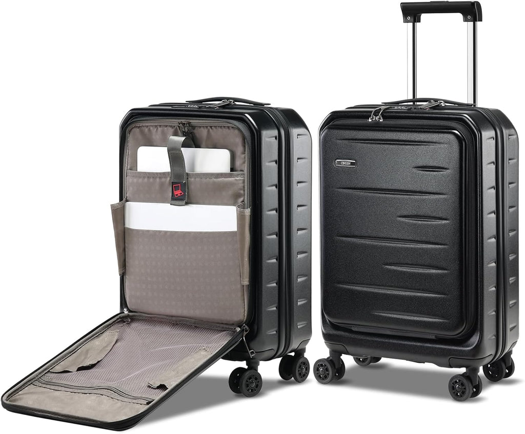 Skyward | Expandable Suitcase Set with TSA Lock & Front Pocket | Lightweight Luggage for Organized Travel